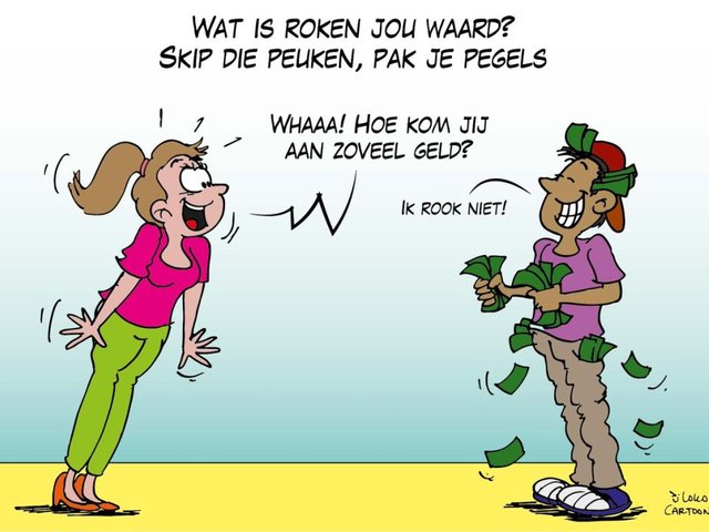 Skip die peuken, pak je pegels!