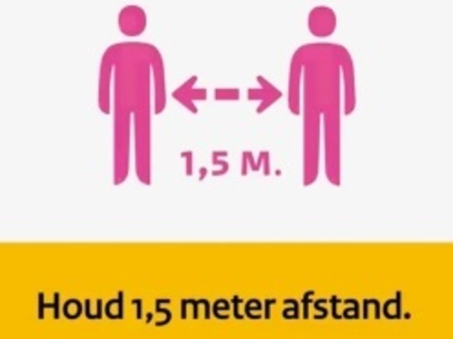 Info 1,5 meter maatregel leerlingen