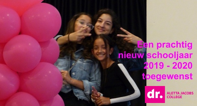 De lessen zijn weer begonnen: veel succes iedereen!