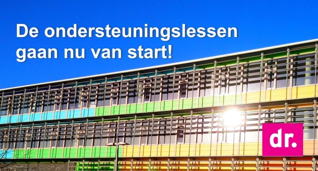 De ondersteuninglessen gaan beginnen!