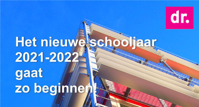 Dinsdag 24 augustus weer naar school!