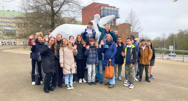 Dr. Scool Art in teken van Van Gogh
