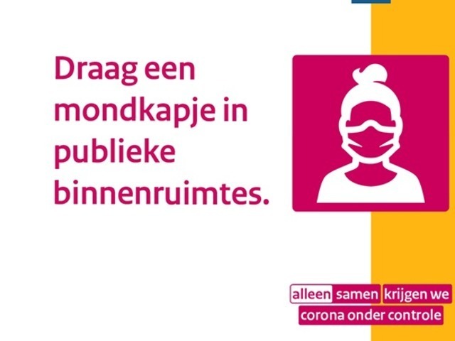 Draag een mondkapje