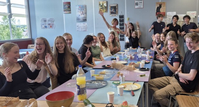 Elke les een feestje!