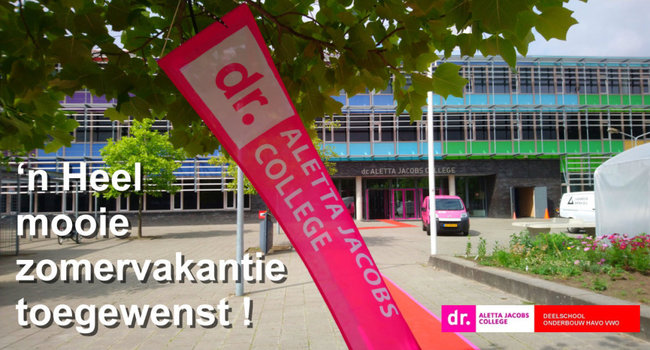 En dan nu: zomervakantie 2020 !