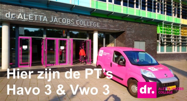 Hier zijn de PT's Havo3 en Vwo3