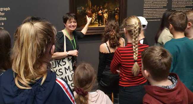 Klas 1 bezoekt Rijksmuseum