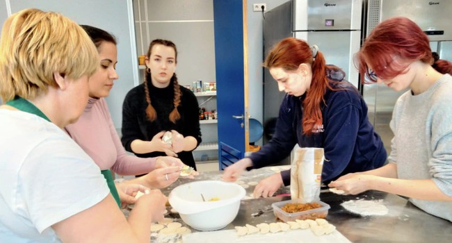 Koken met Oekraïners