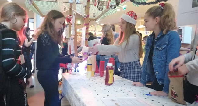 Leerjaar 2 organiseert kerstmarkt 