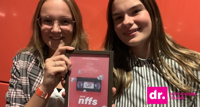 Leerlingen mavo 3 nemen filmprijs mee naar huis