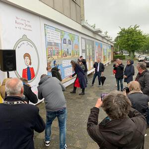Leerlingen openen route