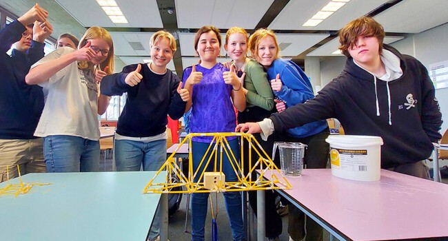 Lekkere spaghetti voor een sterke brug