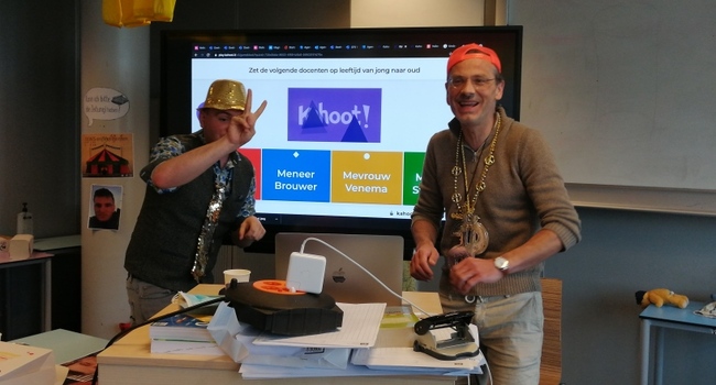 Mavo 4 viert laatste schooldag 
