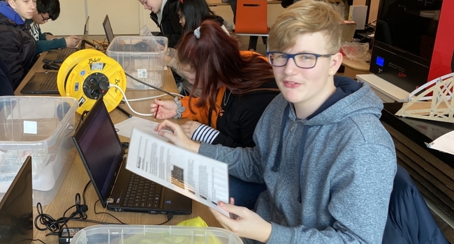 Mavo drie maakt kennis met techniek 