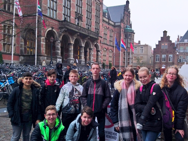 Onze Russische klas naar de Rijksuniversiteit Groningen