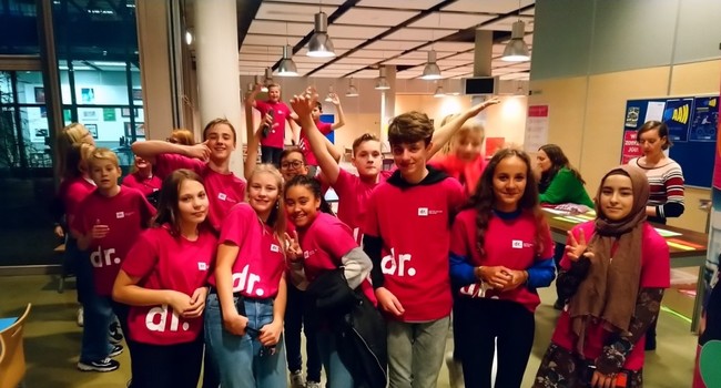 Onze brugklassers begeleidden Groep Acht