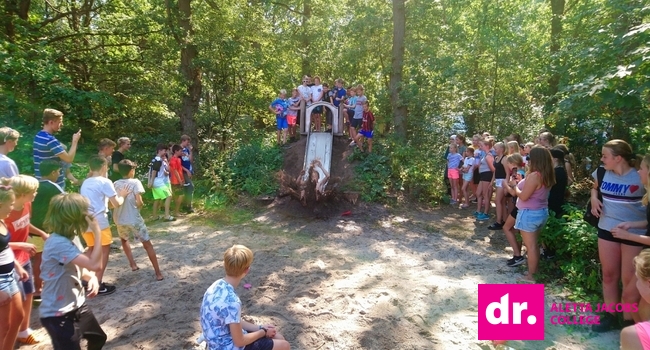 Onze brugklassers op het kamp