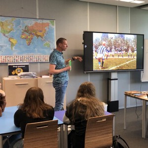 Schrijver in de klas