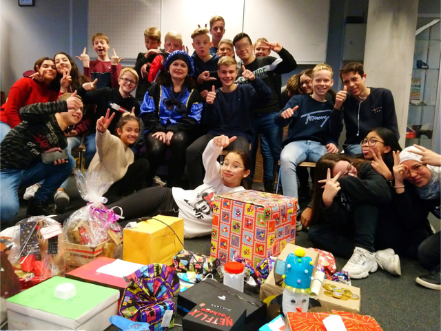 Sinterklaas in de deelschool