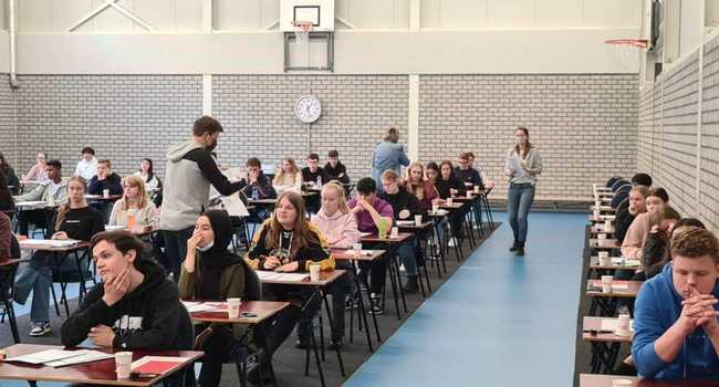 Spanning in de gymzaal