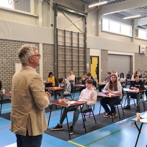 Spanning in de gymzaal