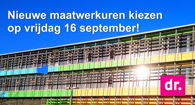 Vrijdag 16 september: 5 maatwerkuren kiezen!